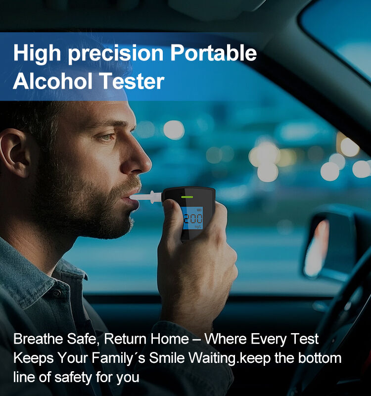 Portable Digital Breathalyzer Alcohol Tester Gas Analyzers Product Category